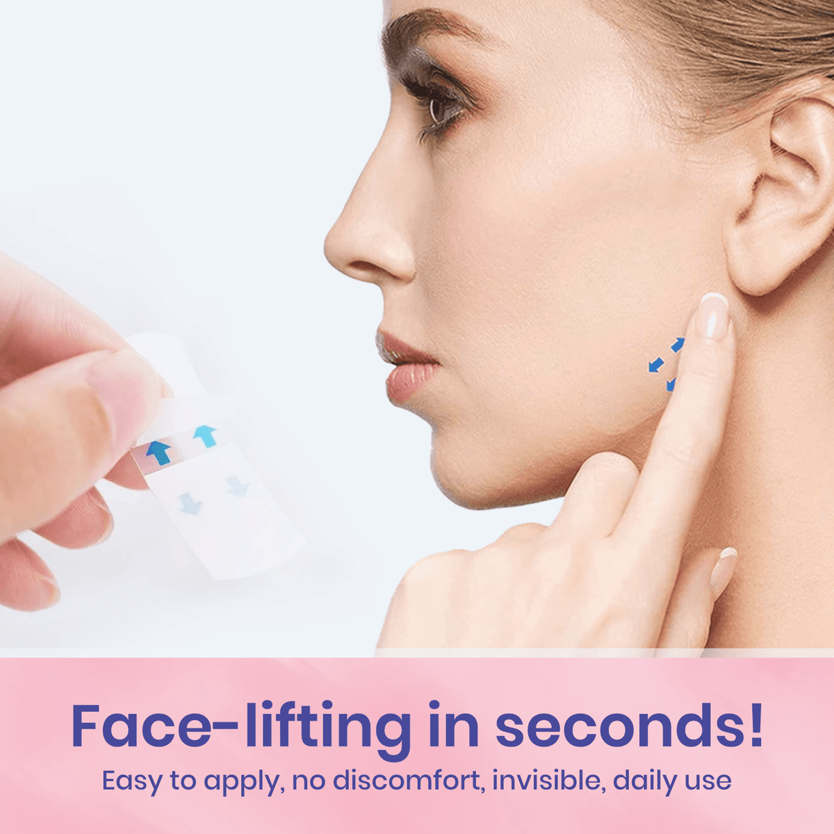 BBOJI™ Invisible Face Lift Tape  Instantly Sculpt Your Jawline & Hide Double Chin