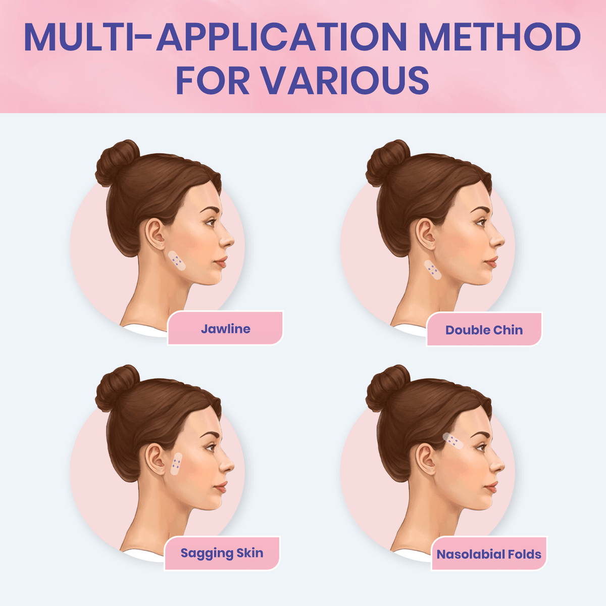 BBOJI™ Invisible Face Lift Tape  Instantly Sculpt Your Jawline & Hide Double Chin