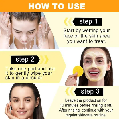 Turmeric & Kojic Acid Cleansing Pads,20pcs