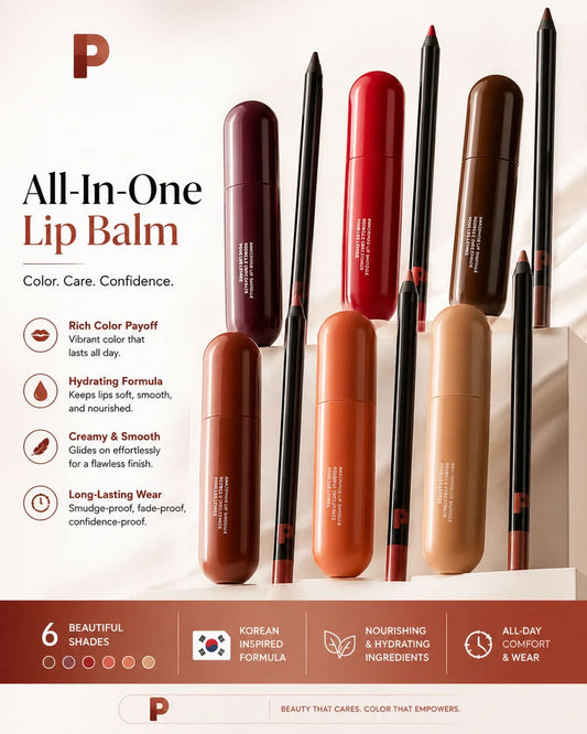The  Signature Set： One Ampoule. One Liner. Your Signature Lip, Perfected.