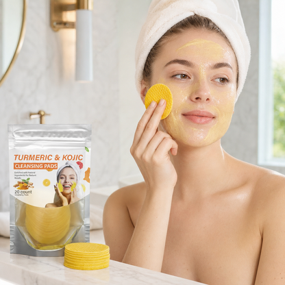 Turmeric & Kojic Acid Cleansing Pads,20pcs