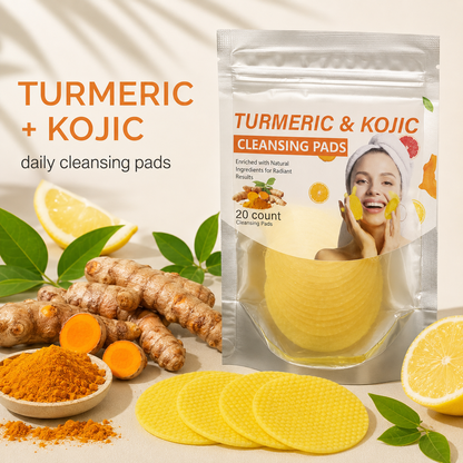 Turmeric & Kojic Acid Cleansing Pads,20pcs