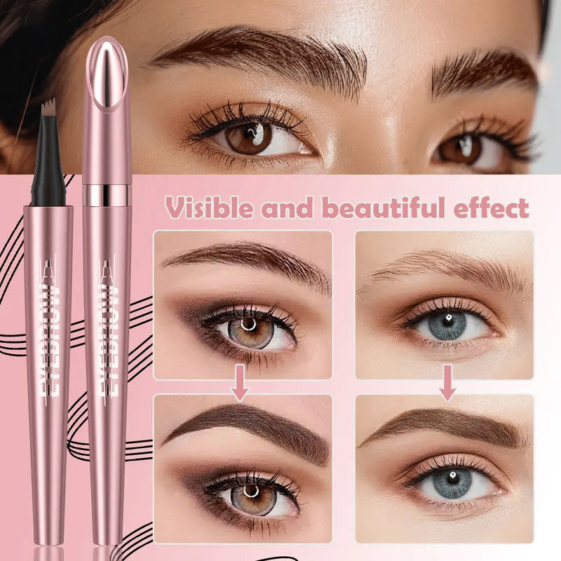 Last Day ✨ Buy 1 Get 1 Free – Waterproof Micro-Fork Eyebrow Pencil + Free Eyeliner & Mascara