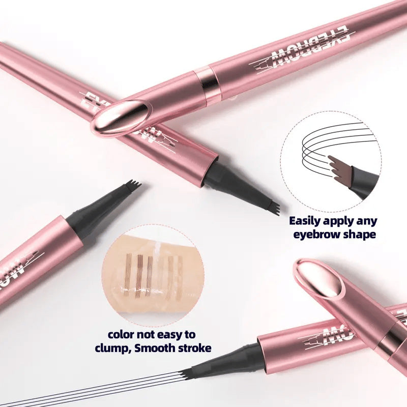 Last Day ✨ Buy 1 Get 1 Free – Waterproof Micro-Fork Eyebrow Pencil + Free Eyeliner & Mascara
