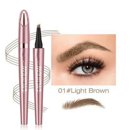 Last Day ✨ Buy 1 Get 1 Free – Waterproof Micro-Fork Eyebrow Pencil + Free Eyeliner & Mascara
