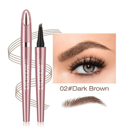 Last Day ✨ Buy 1 Get 1 Free – Waterproof Micro-Fork Eyebrow Pencil + Free Eyeliner & Mascara