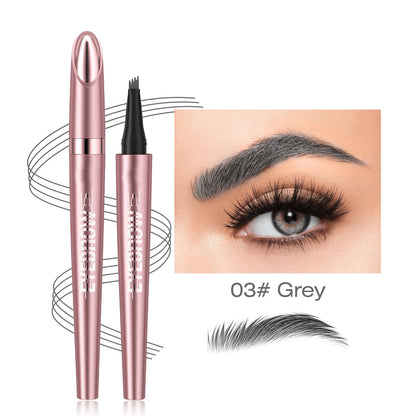 Last Day ✨ Buy 1 Get 1 Free – Waterproof Micro-Fork Eyebrow Pencil + Free Eyeliner & Mascara