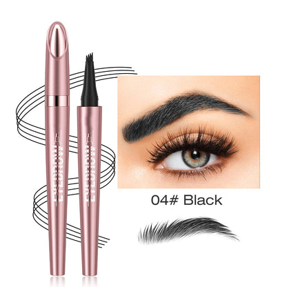 Last Day ✨ Buy 1 Get 1 Free – Waterproof Micro-Fork Eyebrow Pencil + Free Eyeliner & Mascara