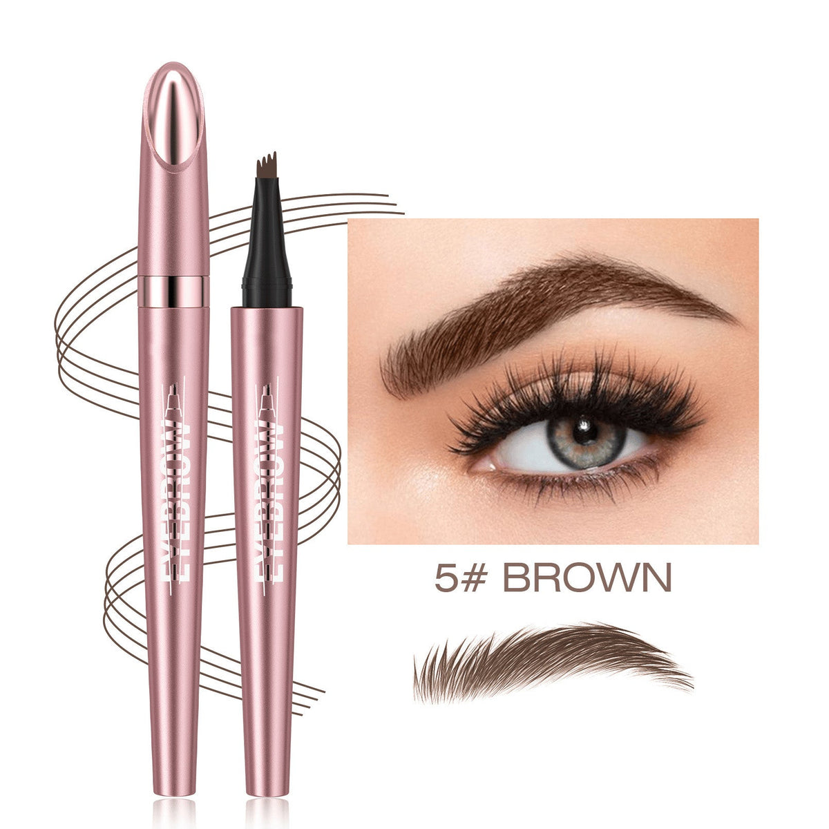 Last Day ✨ Buy 1 Get 1 Free – Waterproof Micro-Fork Eyebrow Pencil + Free Eyeliner & Mascara