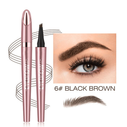 Last Day ✨ Buy 1 Get 1 Free – Waterproof Micro-Fork Eyebrow Pencil + Free Eyeliner & Mascara