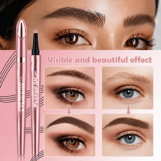 Last Day ✨ Buy 1 Get 1 Free – Waterproof Micro-Fork Eyebrow Pencil + Free Eyeliner & Mascara